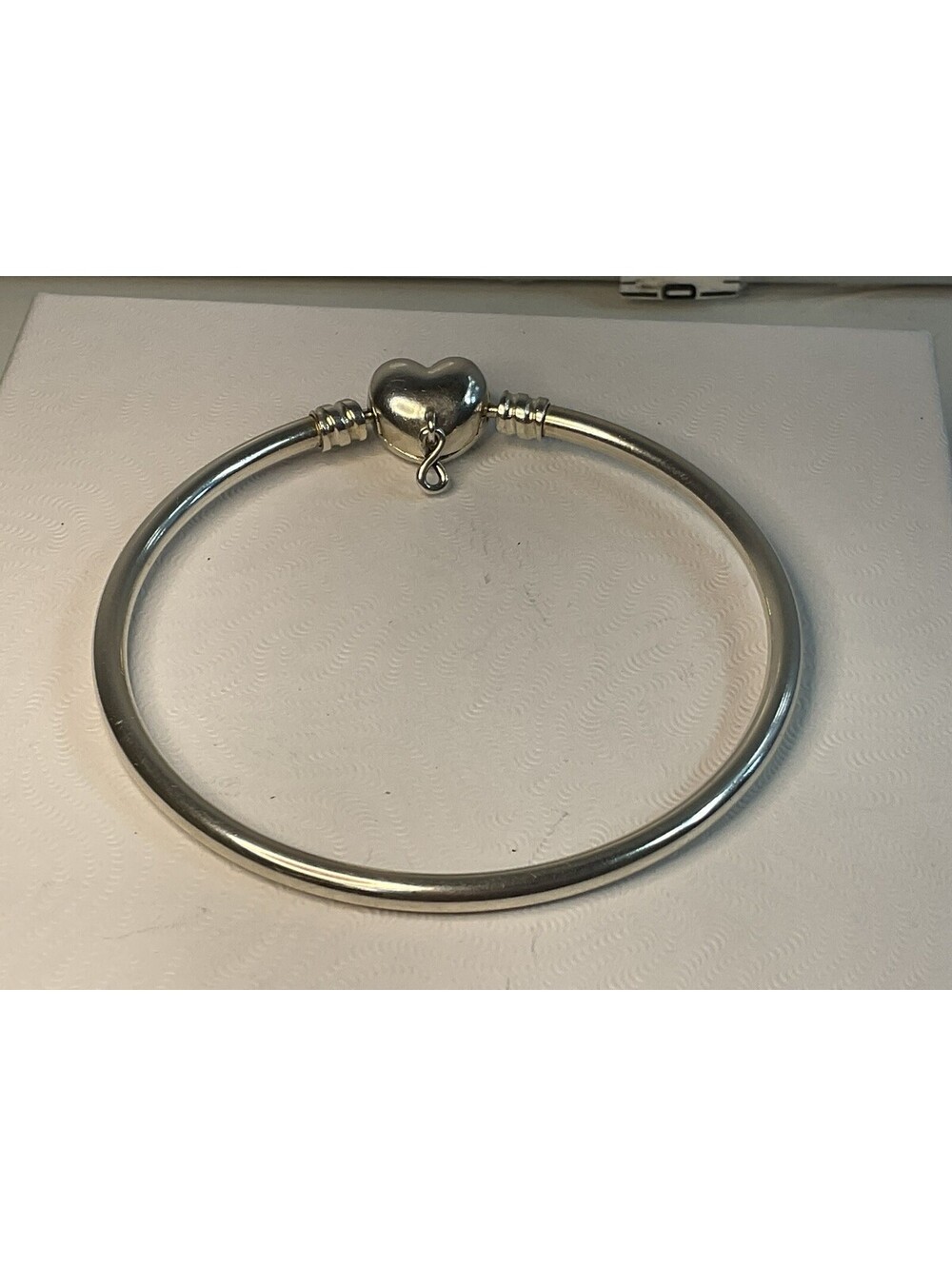 Pandora Forever Love Bangle Bracelet 7” Retired